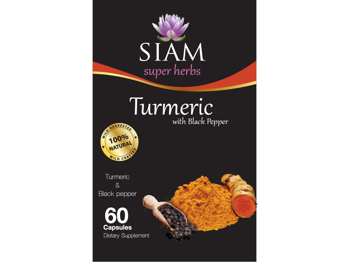 Turmeric Organic 60 Capsules CPT Super Herbs