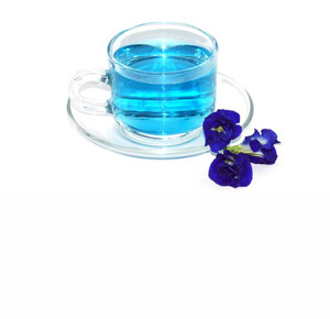 blue butterfly tea